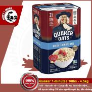 HCMYến Mạch Cán Mỏng Giảm Cân Ăn Liền Quaker Oats Quick 1 Minute 4.6kg