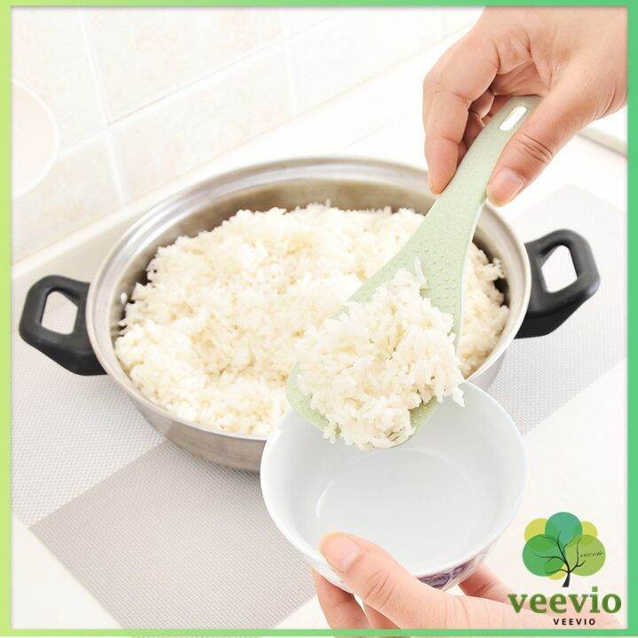 veevio-ขายร้อนข้าวสาลีช้อนข้าวไม่ติดวัสดุข้าวสาลีเป็นมิตรกับสิ่งแวดล้อมเครื่องครัวข้าวสาลีช้อนข้าวกระทะไม่ติดช้อนข้าวเพื่อสุขภาพ