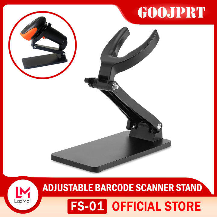 Goojprt FS01 Universal Adjustable Barcode Scanner Holder Stand for Handheld Barcode Scanner