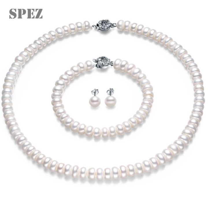 natural-pearl-sets-8-9mm-freshwater-pearl-jewelry-set-925-silver-earrings-diamond-necklace-bracelet-for-women-wedding-gift