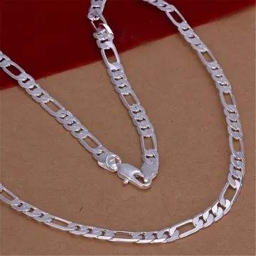 35cm-80cm 0.65mm Thin Real 925 Sterling Silver Gold Color Slim Box