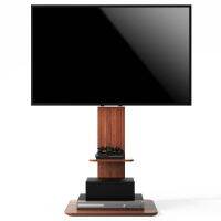 UNHO ขาตั้งทีวีเคลื่อนที่ รองรับจอขนาด 32"- 65" TV Stand Solid Wood Frame สวยสไตล์วินเทจ  วัสดุเหล็กหนา + ไม้เนื้อแข็ง แข็งแรงและคงทน รับน้ำหนักได้ 40kg