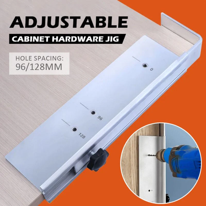 Adjustable Hardware Jig Drilling Positioner for Fast Accurate