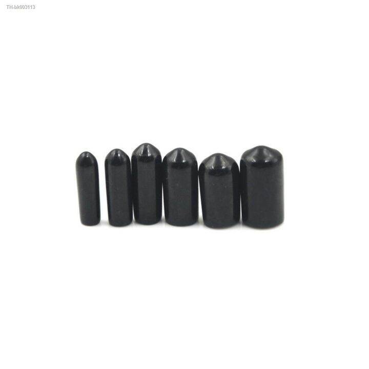 10-25-50pc-rubber-end-cap-screw-end-cap-plastic-tube-hub-thread-protector-push-in-cap-rubber-cap-rubber-threaded-cap