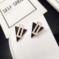 STE2 Minimalist Stud ต่างหูสำหรับผู้หญิงคู่เครื่องประดับอินเทรนด์ Elegant Party อุปกรณ์เสริม