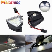 2Pcs LED Under Mirror Light Puddle Lamp For VW Golf 5 GTI Mk5 MkV Jetta Passat B6 R32 Golf 6 Error Free Variant Welcome Light