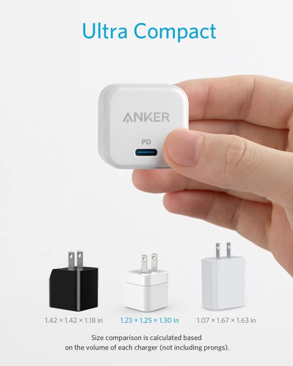 anker-20w-อุปกรณ์ชาร์จเร็วพร้อมปลั๊กพับได้-powerport-iii-20w-cube-ที่ชาร์จสำหรับ-iphone-12-12-mini-12-pro-12-pro-max-11-galaxy-pixel-4-3-ipad-pro-และอีกมากมาย