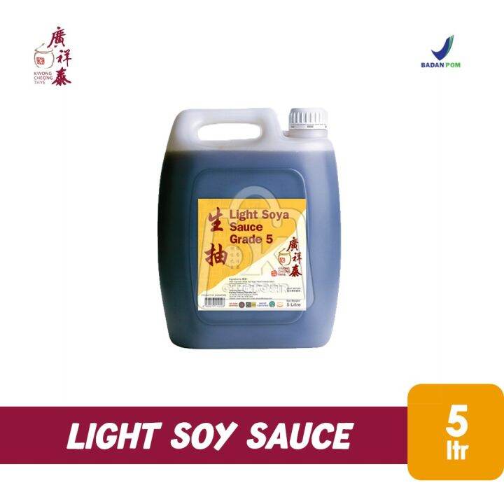 (Jerigen 5 Liter) Light Soy Sauce KCT Grade 5 Kwong Cheong Thye Kecap