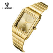 LIEBIG Đồng Hồ Thời Trang Mới Đồng Hồ Nam Nữ Màu Vàng Thường Ngày Đồng Hồ