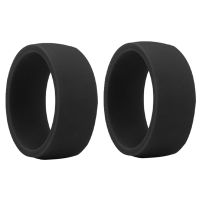 2PCS Popular for Men Women Silicone Cool Rings Environmental Outdoor Sports Ring 8.7mm 10