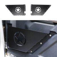Front Door Storage Pockets for 2021 2022 Accessories Side Door Organizer Box, Aluminum Alloy, Star
