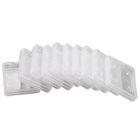 10Pcs Plastic Memory Cards Card Box Case SD SDHC XD MMC CF Storage Case Transparent