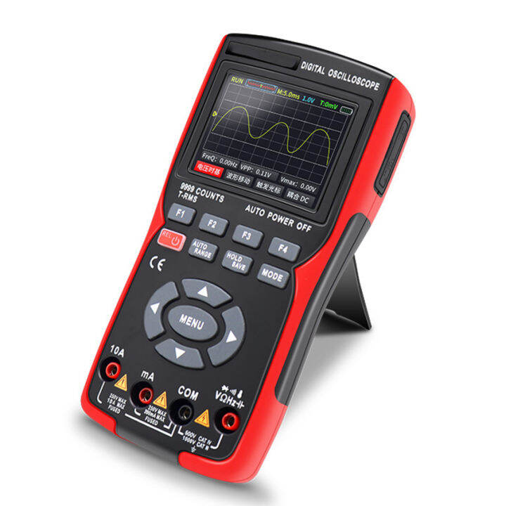 2-in-1ออสซิลโลสโคปแบบดิจิตอลมัลติมิเตอร์48msa-s-oscilloscope-แบนด์วิธ10mhz-9999นับ-true-rms-400v-ac-dc-หน่วยวัดสากล