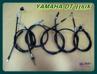 YAMAHA DT 100X CABLE SET - SPEEDO &amp; FRONT BRAKE &amp; CLUTCH &amp; TACHOMETER &amp; THROTTLE SET #ชุดสายเซ็ท - สายไมล์  (83 ซม) สายเบรคหน้า (119 ซม) สายคลัช (109 ซม) สายวัดรอบ (79.5ซม) สายเร่งชุด (142ซม)