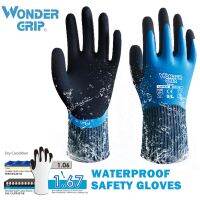 Wonder Grip WG-318ความปลอดภัยกันน้ำทำงานผู้หญิงผู้ชายทำงาน S คู่เคลือบไนลอน S สบายน้ำยางโฟม