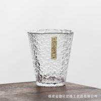 [COD] Japanese-style hand-made glacier glass teacup home hospitality creative tea ins crystal drinking