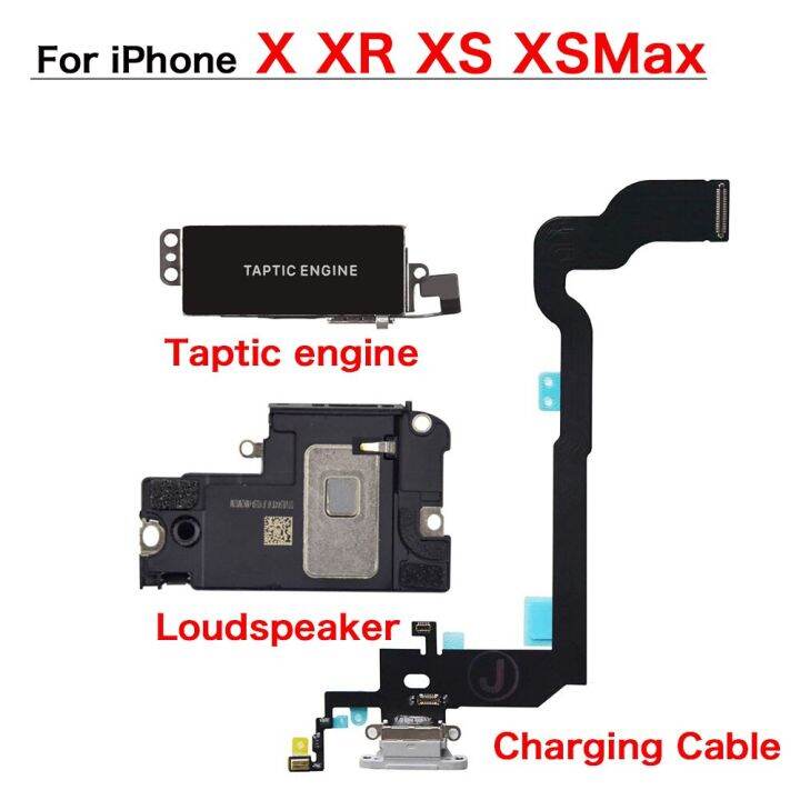 Charging Port USB Dock Connector Flex Cable Loud Speaker Taptic Engine
