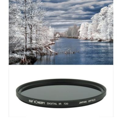 BEST SELLER!!! K&F Concept IR720 Infrared Filter ขนาด 37 mm. ##Camera Action Cam Accessories