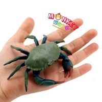 Monkey Toys - โมเดลสัตว์ Crab ปูนา เขียว ขนาด 9.40 CM (จากหาดใหญ่)