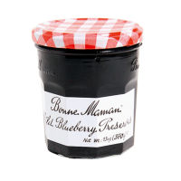 บอนน์มาม็อง แยมไวด์ บลูเบอร์รี่ 370 กรัม - Bonne Maman Wild Blueberry Jam Fruit Spread 370g