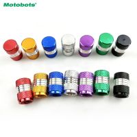 【CW】 MOTOBOTS 40pcs/10set Aluminum Alloy Car Motorcycle Truck Tire Stem Caps Dust Covers 7-Color  5487