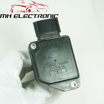 คุณภาพ22680-5J000 AFH70-16 MAF SENSOR สำหรับ Nissan Frontier Villager Xterra Pathfinder Ford Mustang Infiniti QX4