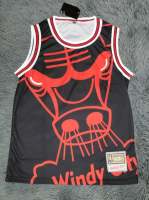 เสื้อคุณภาพสูง 【JAN】 nba Chicago Bulls jersey sando