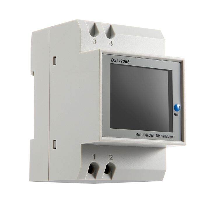 Din Rail AC Monitor 6IN1 100A Voltage Current Power Factor Active KWH