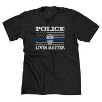 Police Lives Matter Blue Line Dallas Chicago Support Local Cops Men Cool T Shirt