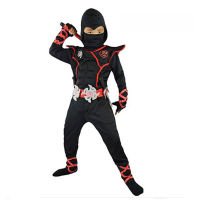 [Ready Stock] Ninja Costume for Kids Halloween Dress Up Party with Ninja Foam Accessories Toys kid kitchen ninja xl