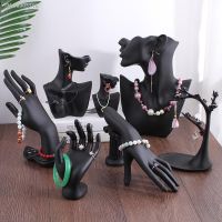 ▨ஐ Resin Model Jewelry Display Rack Earring Rack Hanging Necklace Rack Swing Ring Bracelet Display Jewelry Display Props