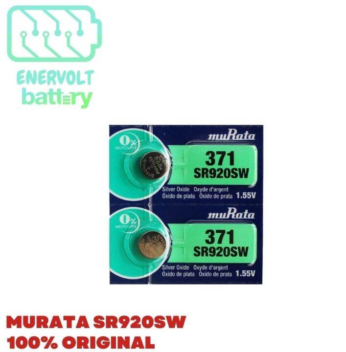 Murata Silver Oxide Battery SR920SW (SOLD PER PIECE) | Lazada PH