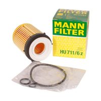 BENZ กรองเครื่อง ไส้กรองน้ำมันเครื่อง (Oil Filter) ยี่ห้อ MANN FILTER HU711/6z ( HU7044z ) เครื่อง M270 M274 รุ่น GLA W212 W205 CLA