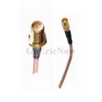 5 pcs RF Coaxial MCX Female to RP SMA female For RG316 RF Radio Frequency Cable Connector (10cm)