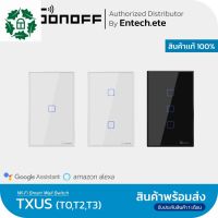 ⭐4.9  คุ้มค่า Sonoff Wall Switch T0, T2, T3 สวิทไฟ วอลสวิท Wi-Fi Switch ระสัมผัส sonoff switch คุ้มค่าสำหรัเงิน