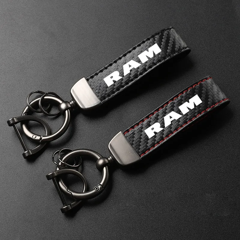 Dodge ram clearance leather keychain