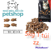 thức ăn hạt mèo Cateyes túi zip 5kg