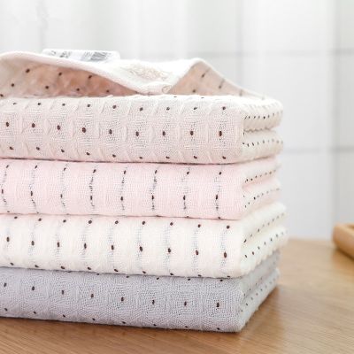34x75cm Honeycomb Tarpaulin Fabric Breathable Absorbent Cotton Bathroom Washcloth Soft Hand Towel For Adult