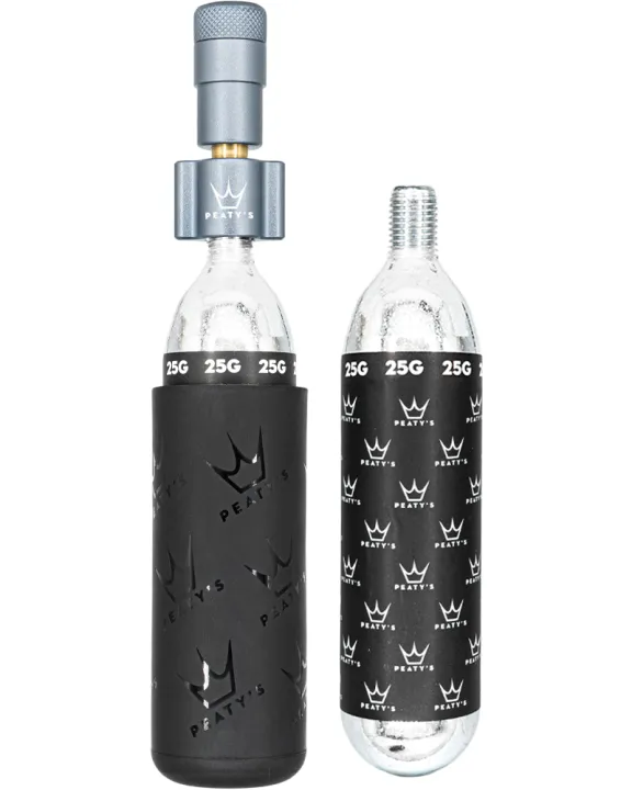 Peaty's Peatys HoleShot CO2 Tire Tyre Inflator Tool Kit With 25g (For