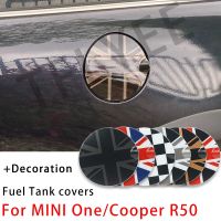 Union Jack Car Fuel Tank Cover Decoration Sticker For Mini Cooper One Hatchback R50 2001-2006 Only Exterior Auto Accessories