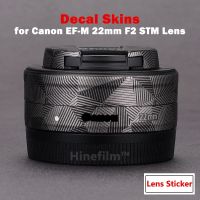 สติกเกอร์22F2สติ๊กเกอร์ติดบนตัวเครื่องพรีเมี่ยมสำหรับ Canon EF-M 22มม. F2 STM Protector กันรอยขีดข่วนฝาฟิลม์ติดรถสติ๊กเกอร์