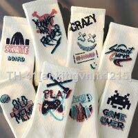 ❇♨☃ Graffiti socks man ins joker high tide level in the tube appearance autumn students sport basketball socks their tide male stockings