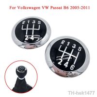 【hot】❄✳☸  5/6 Speed Knob Stick Badge Emblem Trim Cap Cover Lever Handle Passat B6 2005-2011 Car Styling