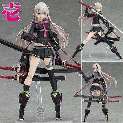 Figma ฟิกม่า Figure Action จากการ์ตูนเรื่อง Heavily Armed High School Girls ตัวละคร Ichi อิชิ นักรบ ชุดนักเรียน Ver แอ็คชั่น ฟิกเกอร์ Anime อนิเมะ การ์ตูน มังงะ ของขวัญ Gift จากการ์ตูนดังญี่ปุ่น สามารถขยับได้ Doll ตุ๊กตา manga Model โมเดล