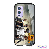 UCUCเคสมือถือ เคสโทรศัพท์ เคส OnePlus 9 OnePlus9 PUBG ฝาครอบเกมมือถือเกมสำหรับชาย Glossy กระจกเทมเปอร์ฝาหลังปลอก