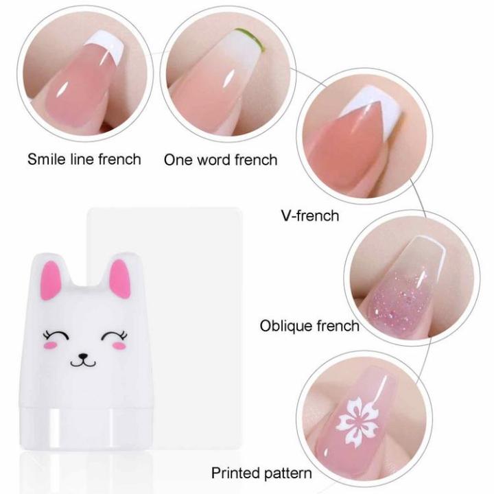 nail-art-stamper-cartoon-nail-stamper-with-soft-born-clear-pretty-scraper-for-nailtip-styling-silicone-stamping-easy-for-home-diy-nail-salon-sweet