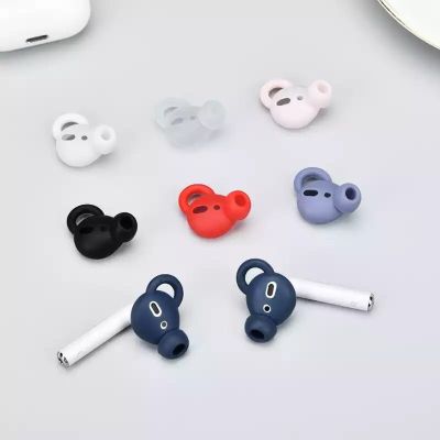 Silicone Case Ear pads for AirPods 1 / 2 Wireless Bluetooth Earphones Silicone Covers Caps Earphone Case