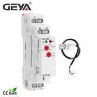 GEYA สวิตช์ไฟสนธยา GRB8-01/02ราง Din รถไฟเครื่องจับเวลาโฟโตอิเล็กทริกไฟ AC110V อุปกรณ์รีเลย์พร้อมเซ็นเซอร์-เปิดปิดอัตโนมัติ240V