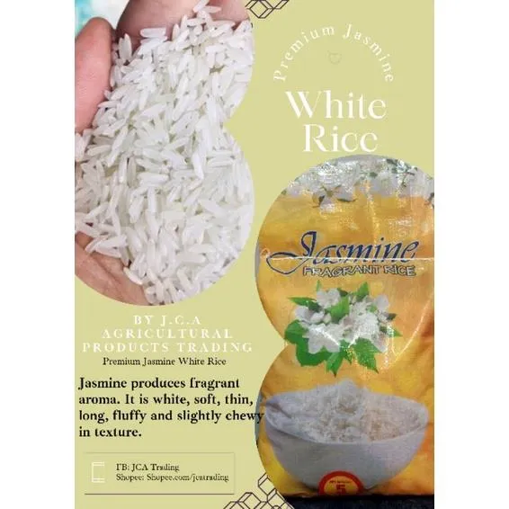Jasmine Fragrant(White Rice) 5KG Lazada PH
