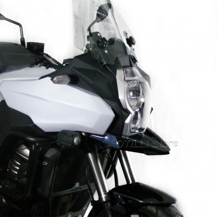 สำหรับ-kawasaki-versys-1000-versys1000-2012-2013-2014อุปกรณ์เสริมรถจักรยานยนต์สีดำ-fairing-extension-ล้อ-extender-cover